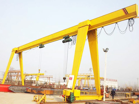 common single beam gantry crane sales