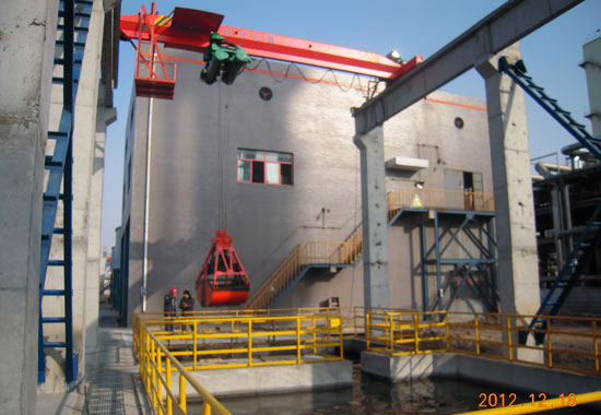 Single Girder Grab Crane