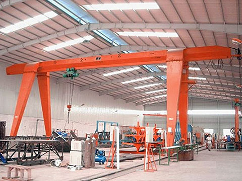 single girder garage gantry crane sales 