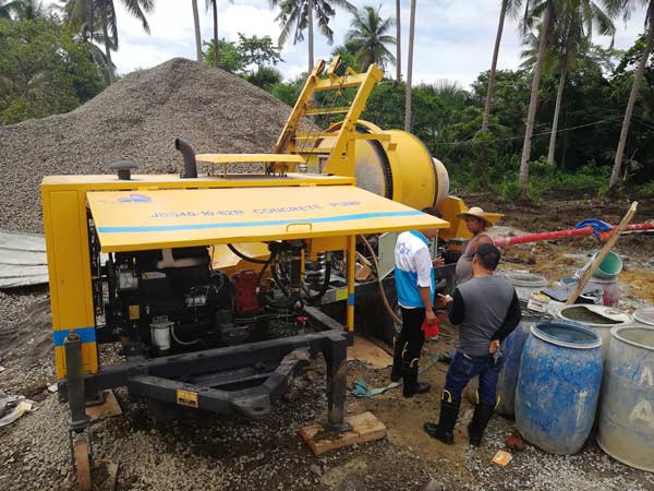 concrete mixer pump