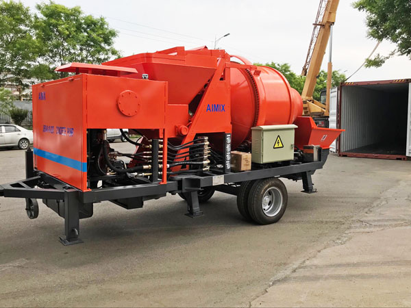 JBS40R diesel concrete mixer pump