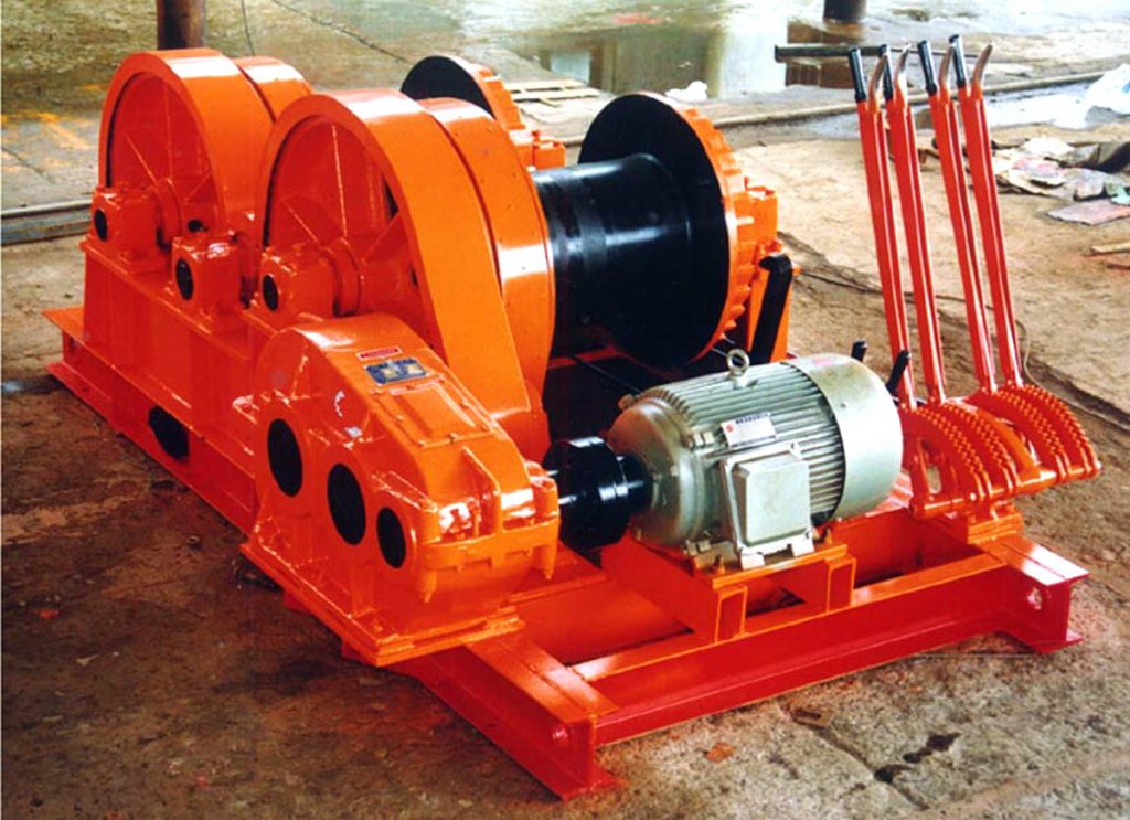 JKL Piling Winch With 4 Handles