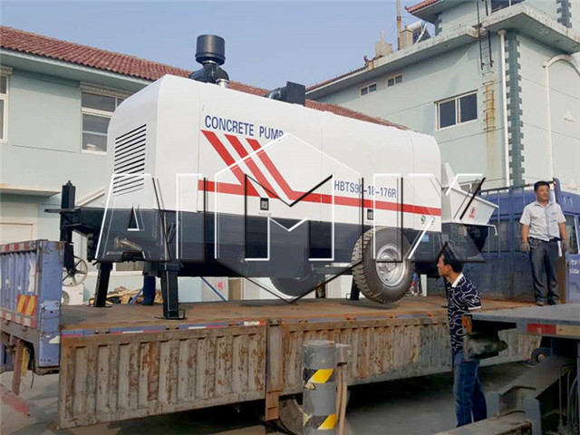 Trailer concrete pump for sale