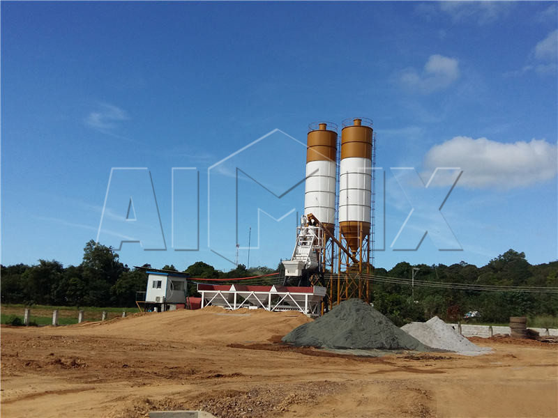 AJ-35 Mini concrete batching plant