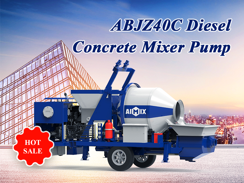 ABJZ40C concrete mixer pump