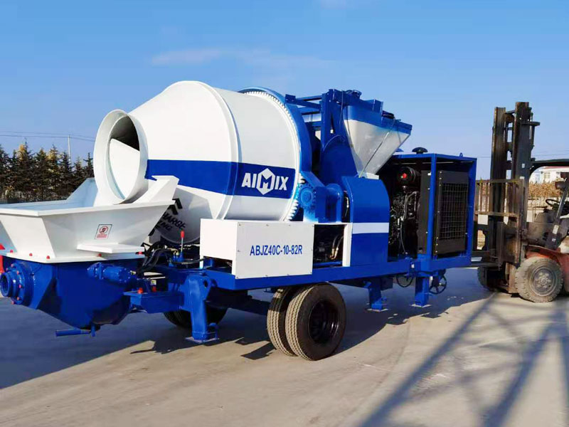 concrete trailer pump in AIMIX