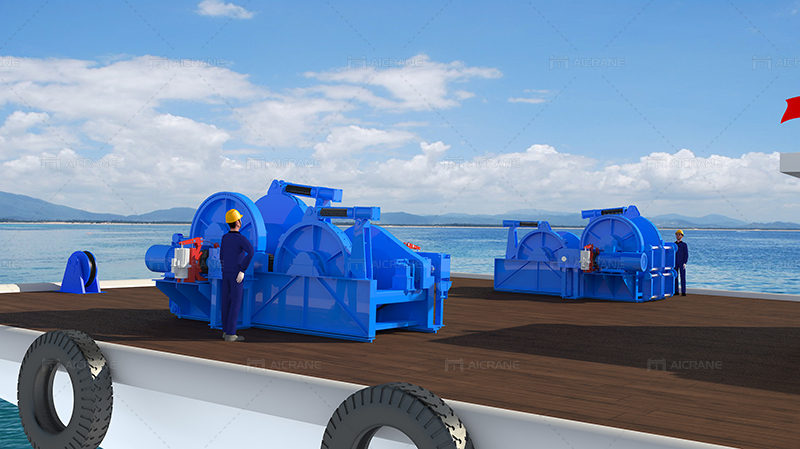 Electric Mooring Winch System