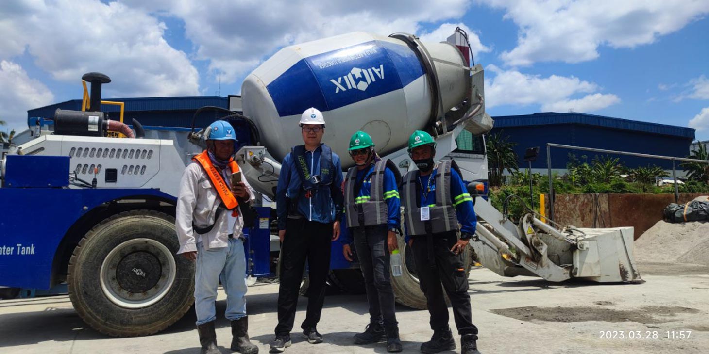 best self loading concrete mixer working in the philippines