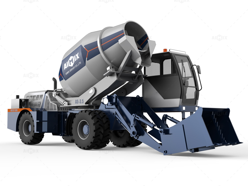 AS-3.5B self-loading concrete mixer