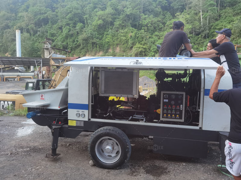 Trailer Concrete Pump
