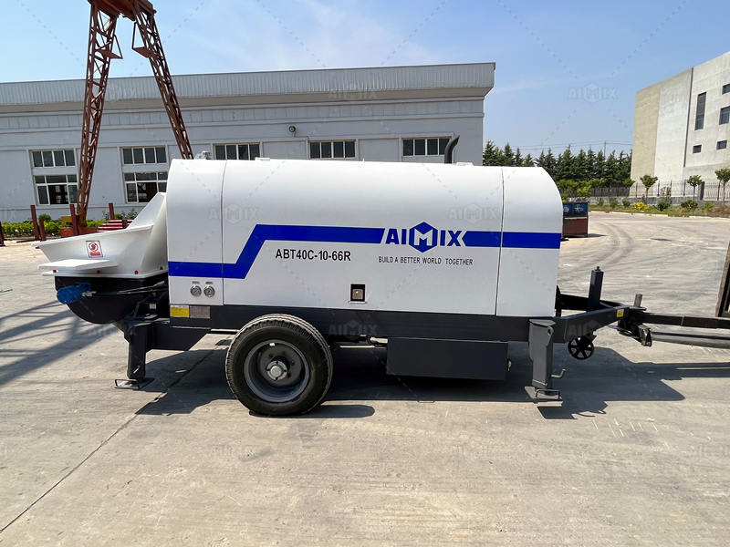 Diesel Powered Concrete Trailer Pump