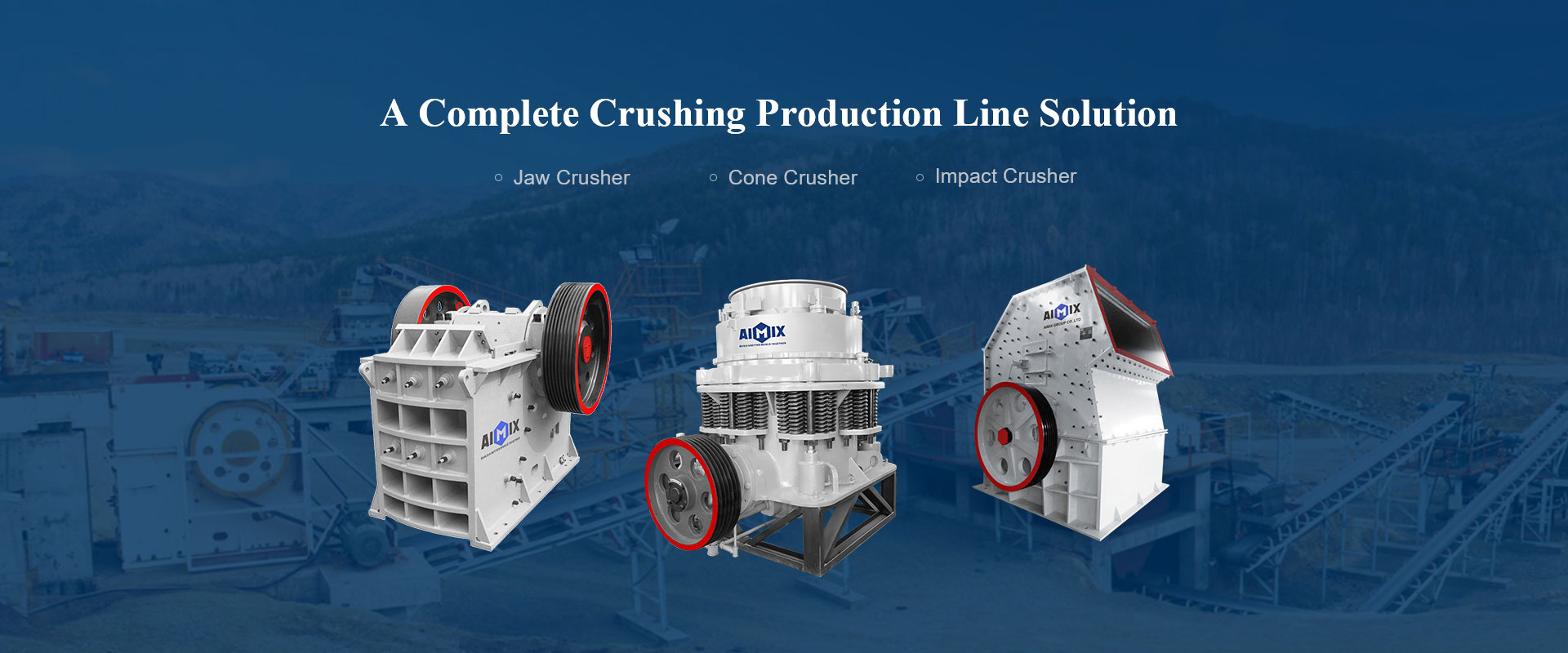 A Complete Crushing Production Line for Crushing
