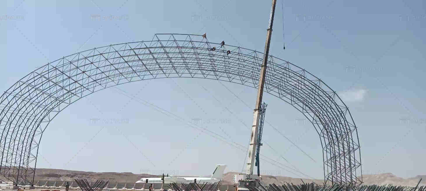 Steel Grid Structure Hangar for Somalia