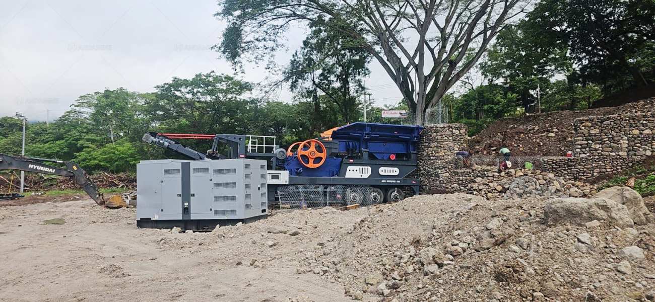 mobile granite crusher plant for Honduras