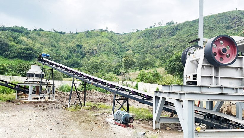 stationary granite crusher plant for Salvador
