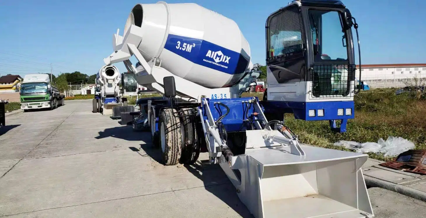 автобетоносмесители с самозагрузкой AIMIX