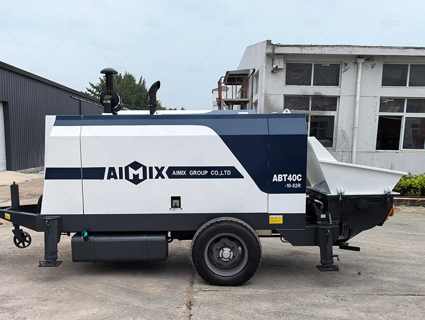 stationary pump for concrete